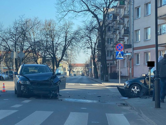 Wypadku u zbiegu ulic Janiny Lech i Stodólnej we Włocławku