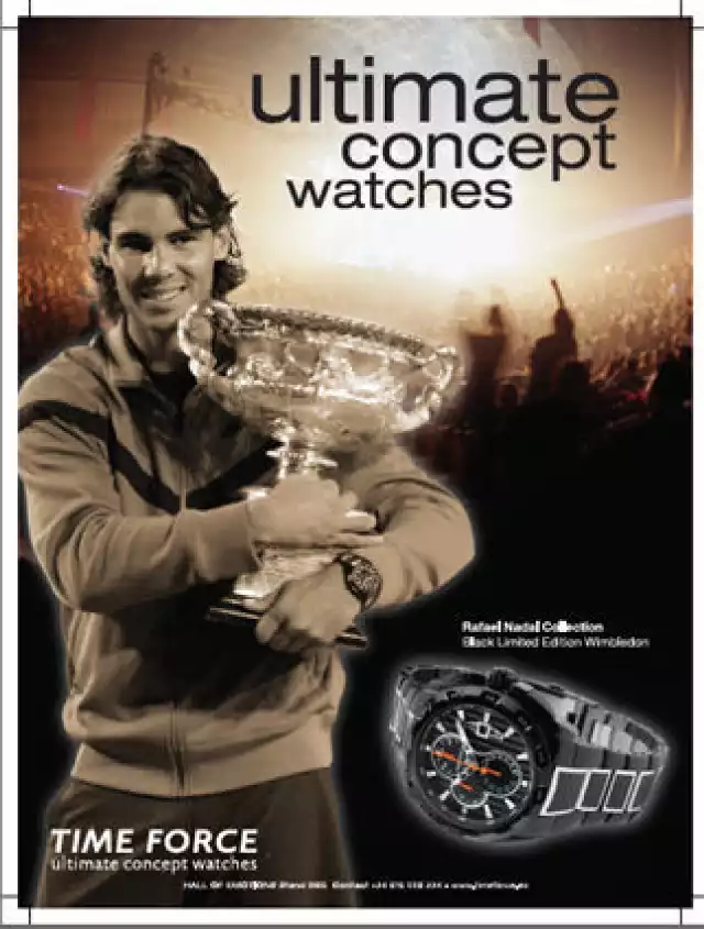 Rafael Nadal i zegarki Time Force
