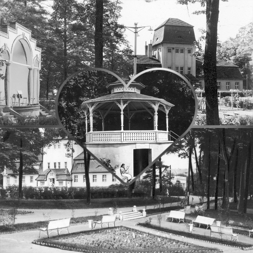 Park Zdrojowy w Jastrzębiu, zdjęcia z lat 20 XX wieku