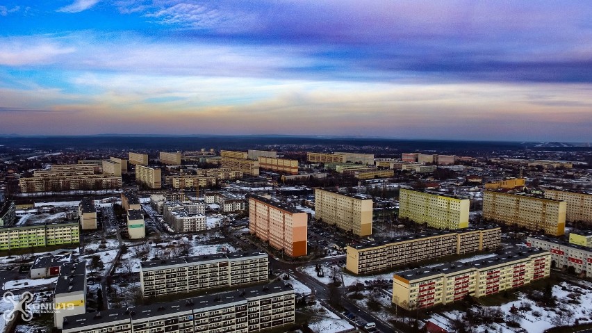 Żory na podniebnych zdjęciach Jacka Konika. Poznajecie?