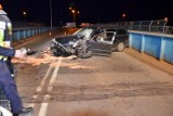 Sprawca wypadku na wiadukcie w Tczewie miał 2,5 promila alkoholu! [ZOBACZ ZDJĘCIA]
