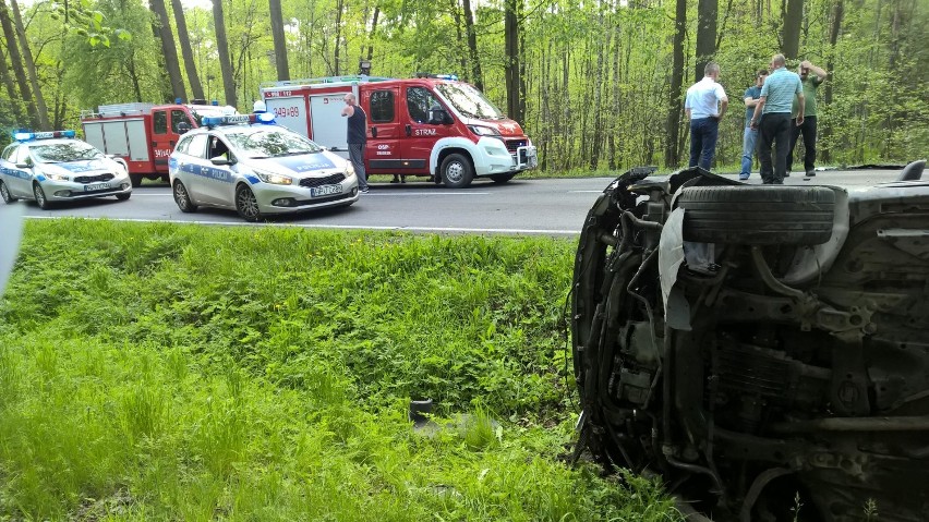 Wypadek w Zbiersku pod Kaliszem