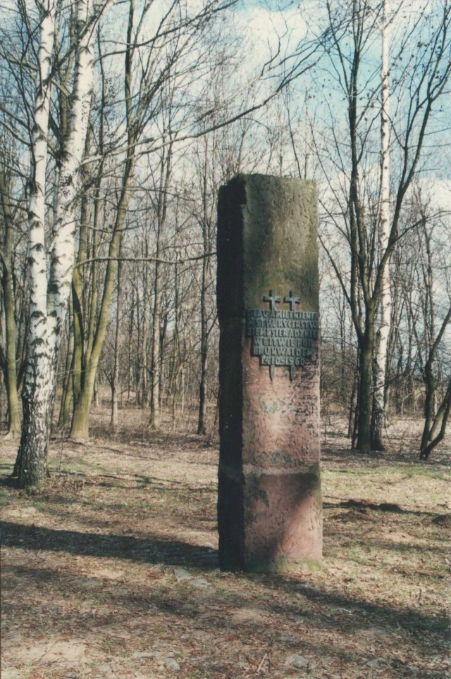 Pomnik grunwaldzki upamiętnia chwałę rycerstwa ziemi sieradzkiej