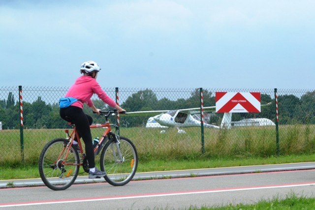 Pętla rowerowa wokół lotniska w bielskich Aleksandrowicach