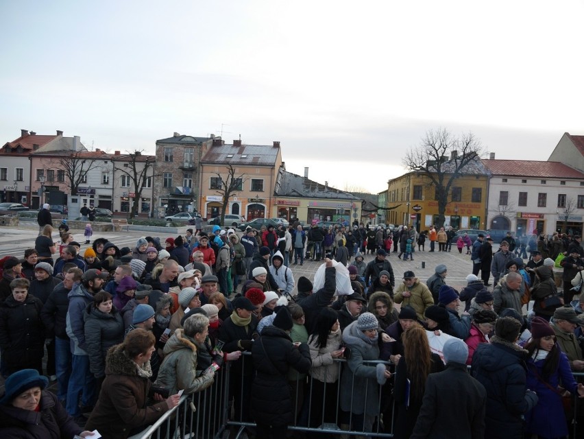 Wigilia organizowana przez posła Jacka Osucha w 2014 r.