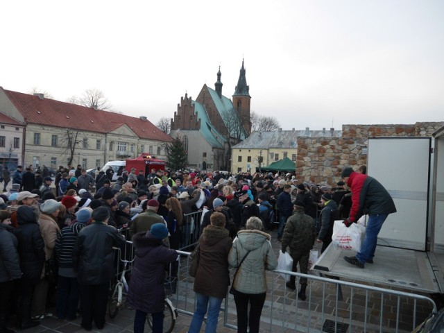 Wigilia organizowana przez posła Jacka Osucha w 2014 r.