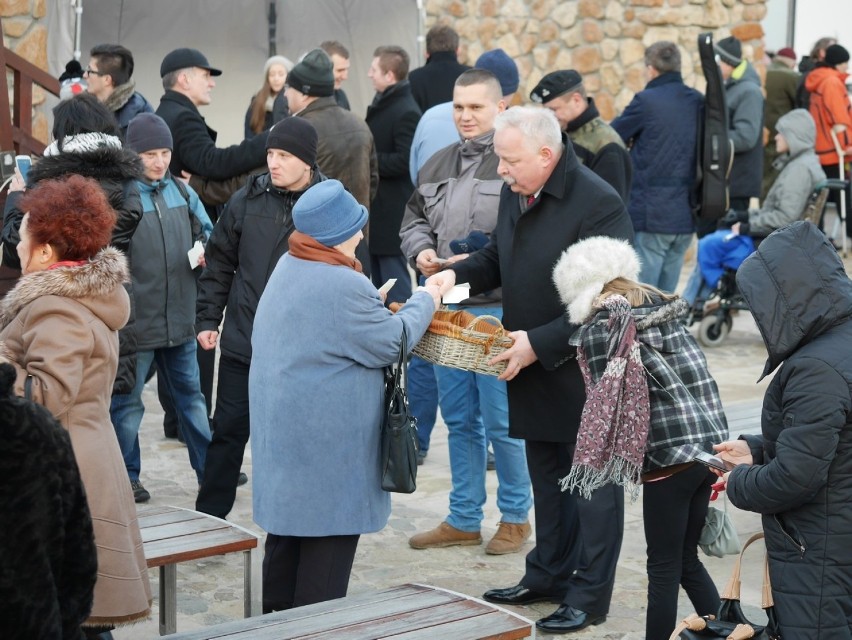 Wigilia organizowana przez posła Jacka Osucha w 2014 r.