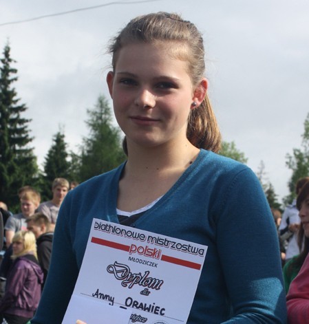 Anna Orawiec – biathlonistka BLKS Żywiec, członkini Kadry...