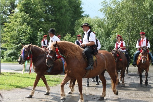 Inscenizacja ślubu żydowskiego w Bobowej