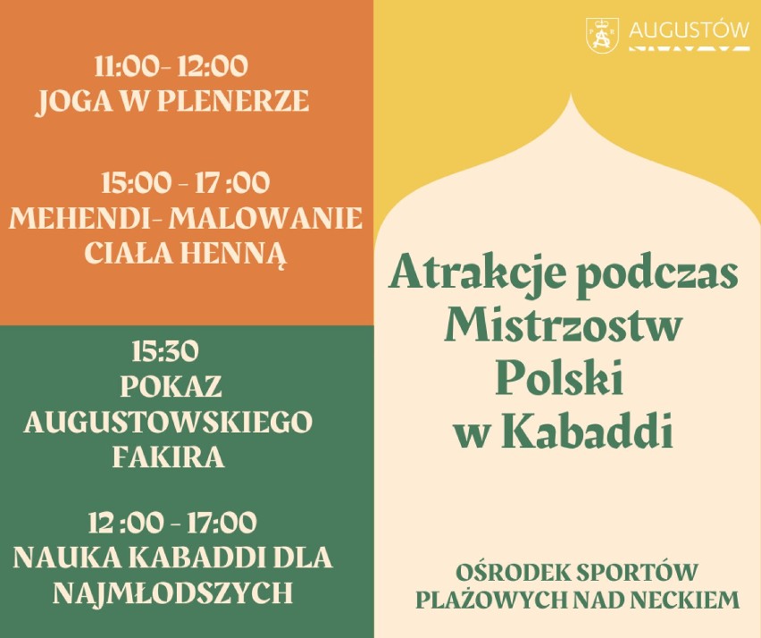 Mistrzostwa Polski w Kabaddi w Augustowie. To pierwsza taka rywalizacja w naszym regionie [Program]