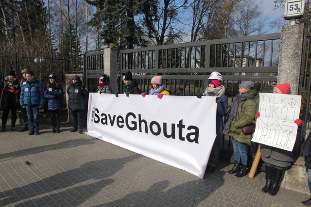 Poznań: "Stop ludobójstwu w Syrii" - tak protestowali przed rosyjskim konsulatem