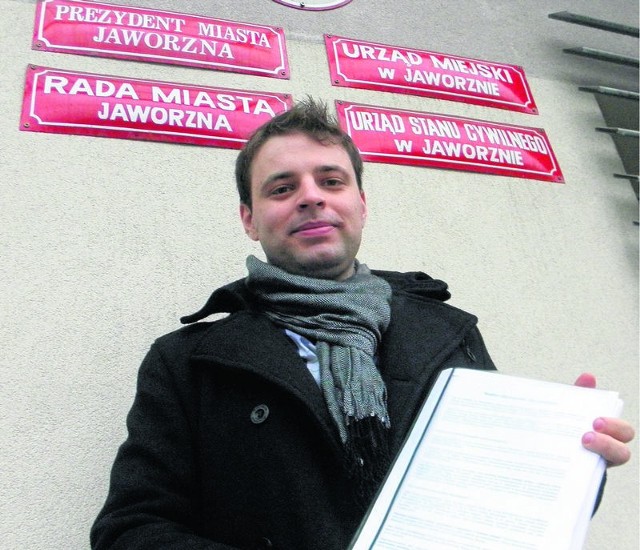 Dawid Serafin ma już wszystkie dokumenty dotyczące utworzenia budżetu obywatelskiego w Jaworznie