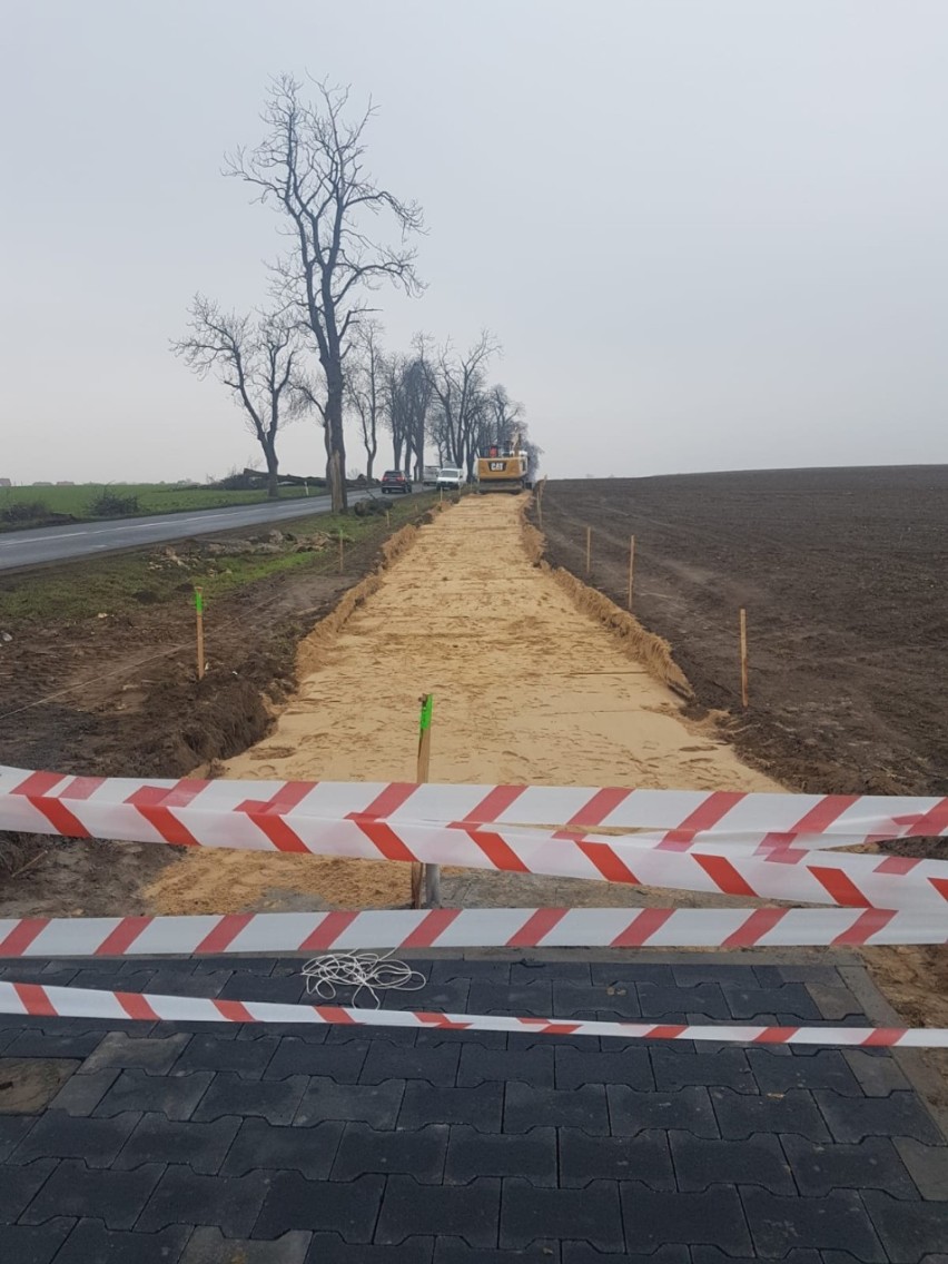 Trwa budowa ścieżek rowerowych w gminie Wolsztyn
