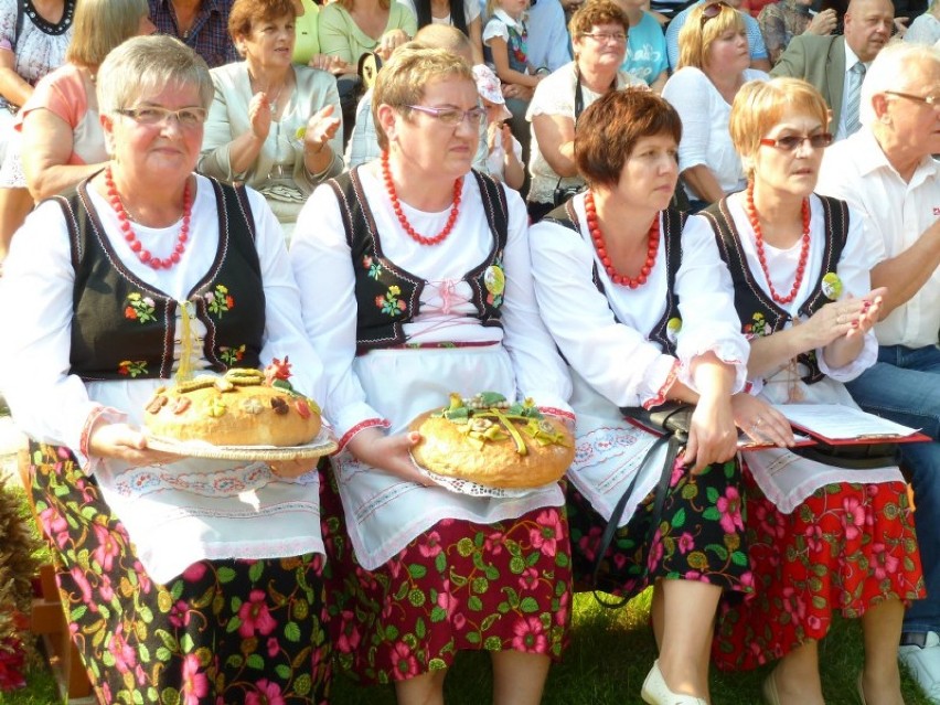 Powiatowe Dożynki w Dzierżążnie Wielkim. Rolnicy podziękowali za dobre plony