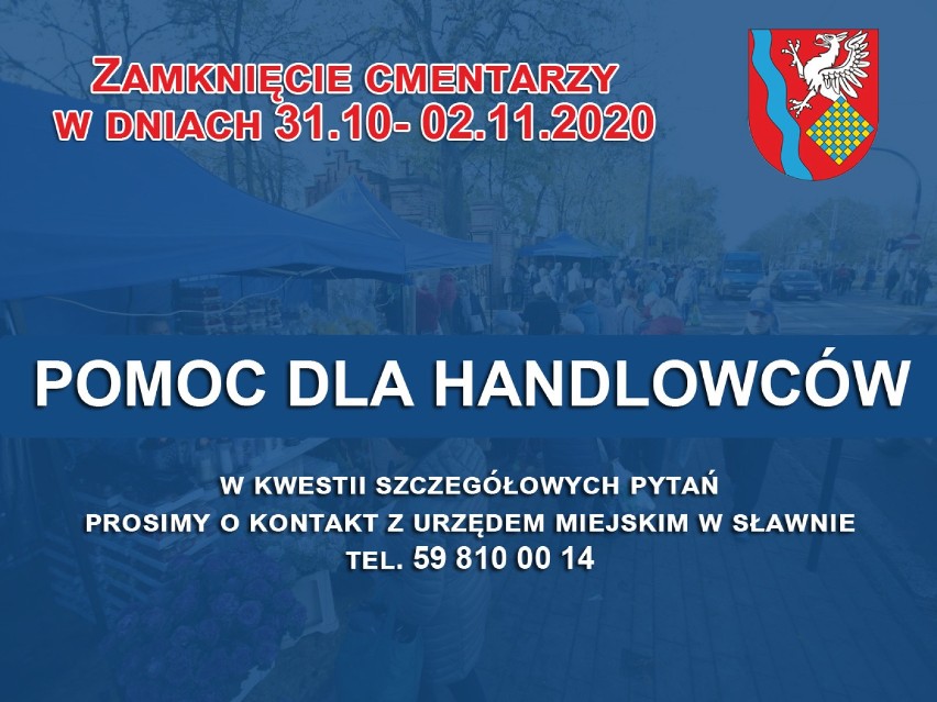 Darłowo, Sławno: Władze pomagają handlującym przy cmentarzach. Zwolnią z opłaty