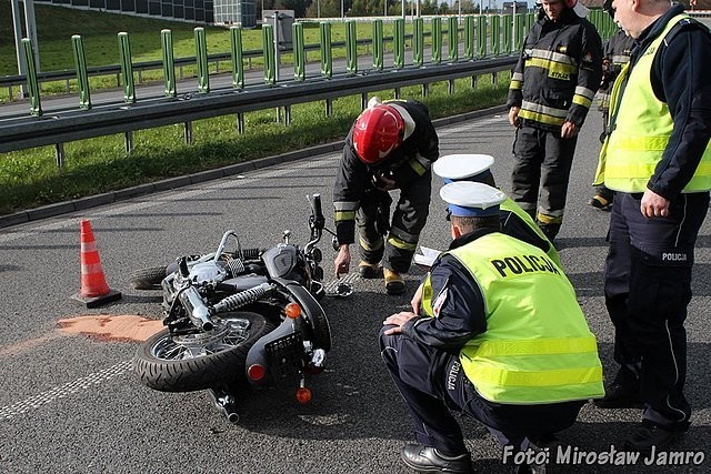 Śmierć motocyklisty