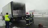 Pożar ciężarówki w Legnicy [ZDJĘCIA]