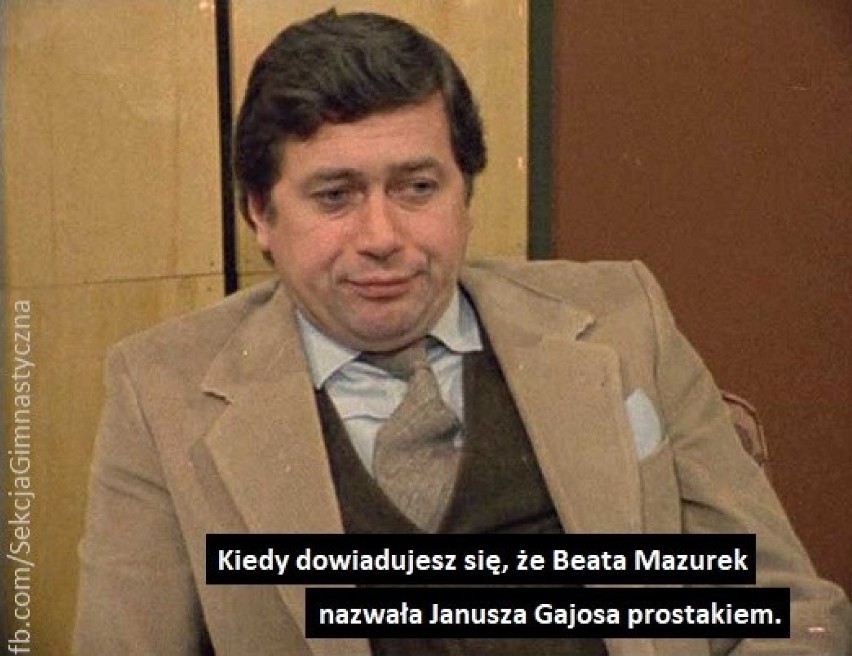 Janusz Gajos nazwany prostakiem przez Beatę Mazurek. Co na...