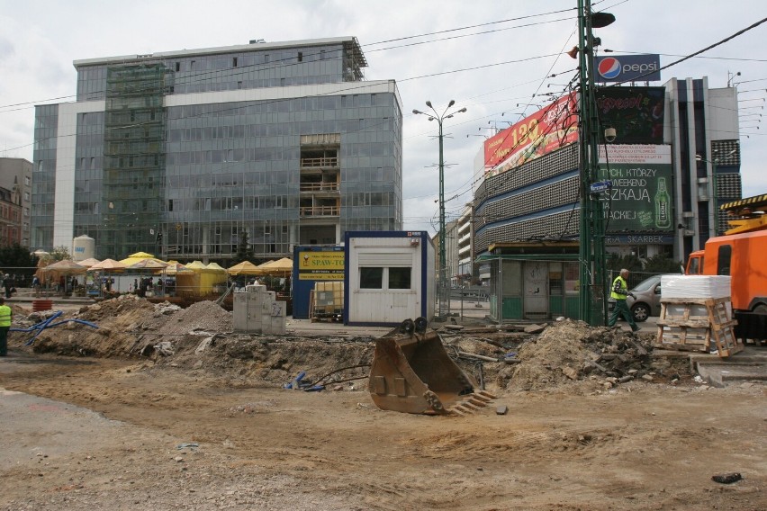Katowice w 2012 roku były wielkim placem budowy.