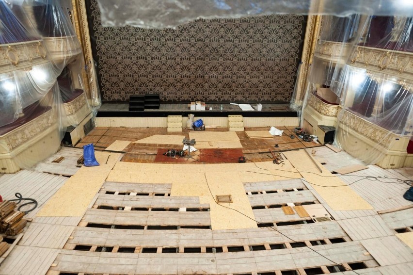 Trwa remont Dużej Sceny Teatru Słowackiego