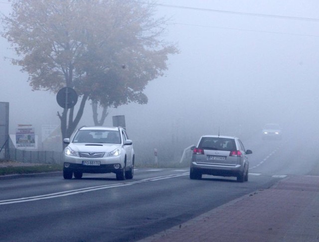 Zamglony Poznań i okolice