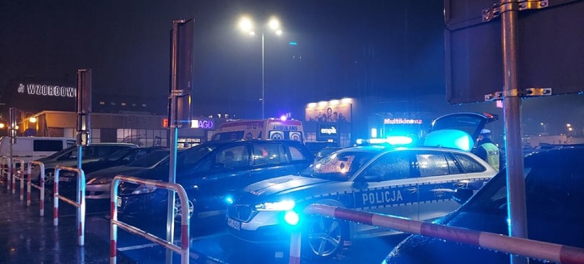 Wypadek na parkingu Kauflandu we Włocławku