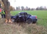 Śmiertelny wypadek w Kawkach. Zginął 55-letni kierowca passata
