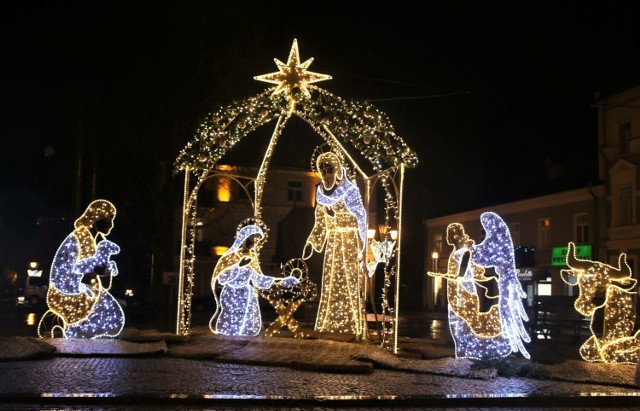 Ta iluminacja szopki bożonarodzeniowej została zakupiona 3 lata temu przez miasto  i ponownie stanie na placu Łuczkowskiego.