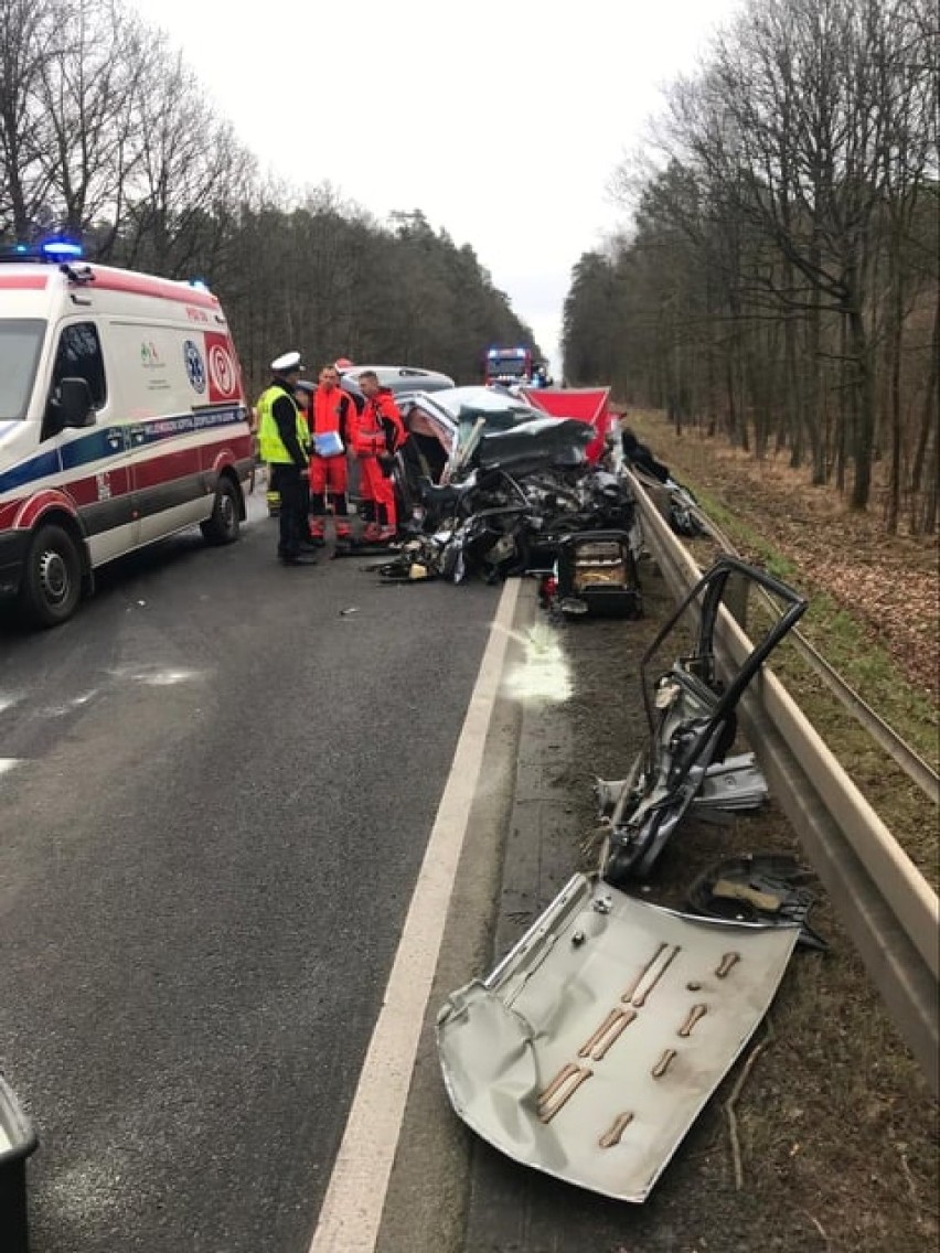 Śmiertelny wypadek na trasie Leszno - Kąkolewo