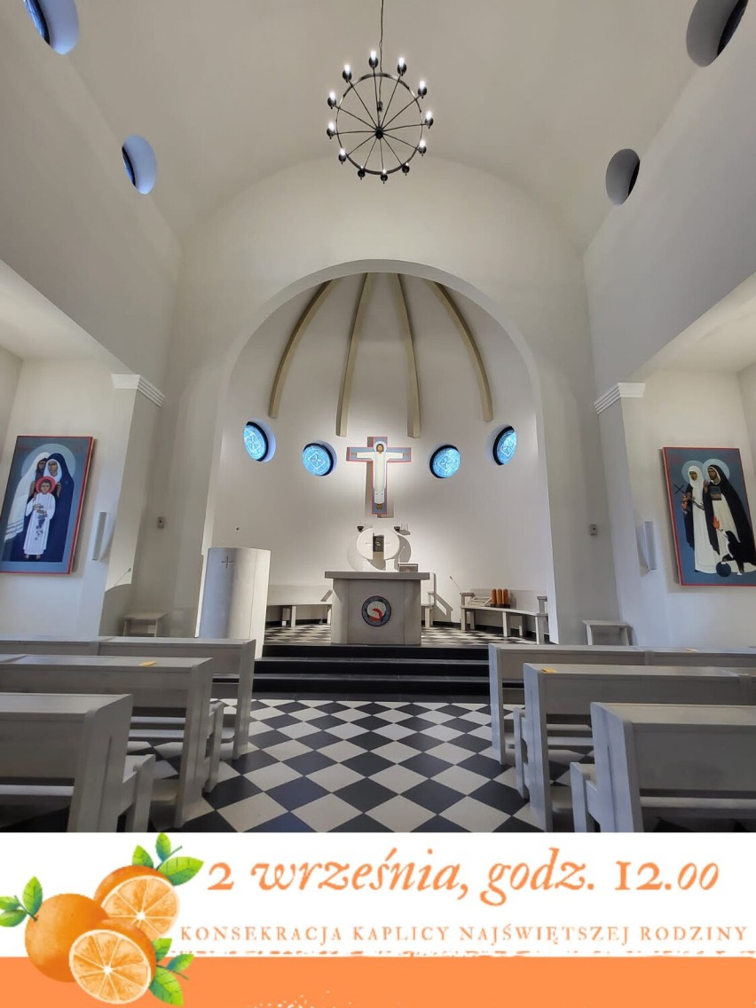 2 września odbędzie się konsekracja kaplicy pw. Najświętszej...