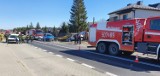 Wypadek z udziałem dwóch samochodów osobowych w Gołaczewach. Pojazdy wylądowały na dojeździe do posesji. Jedna osoba poszkodowana [ZDJĘCIA]
