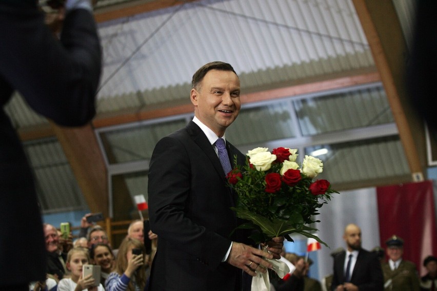 Prezydent RP Andrzej Duda spotkał się z mieszkańcami Złotoryi, zobaczcie zdjęcia