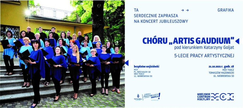 Jubileuszowy koncert chóru Artis Gaudium. Tomaszowski chór świętuje 5-lecie działalności