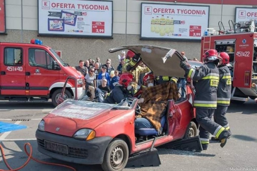 Pleszewscy strażacy na ,,Motosercu" w Jarocinie