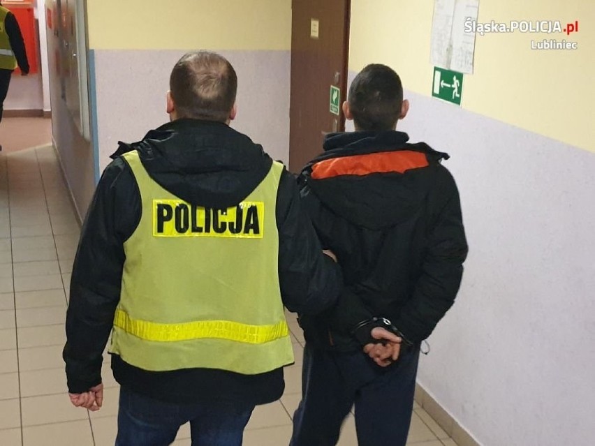 29 stycznia 2020. Policjanci z lublinieckiej komendy...