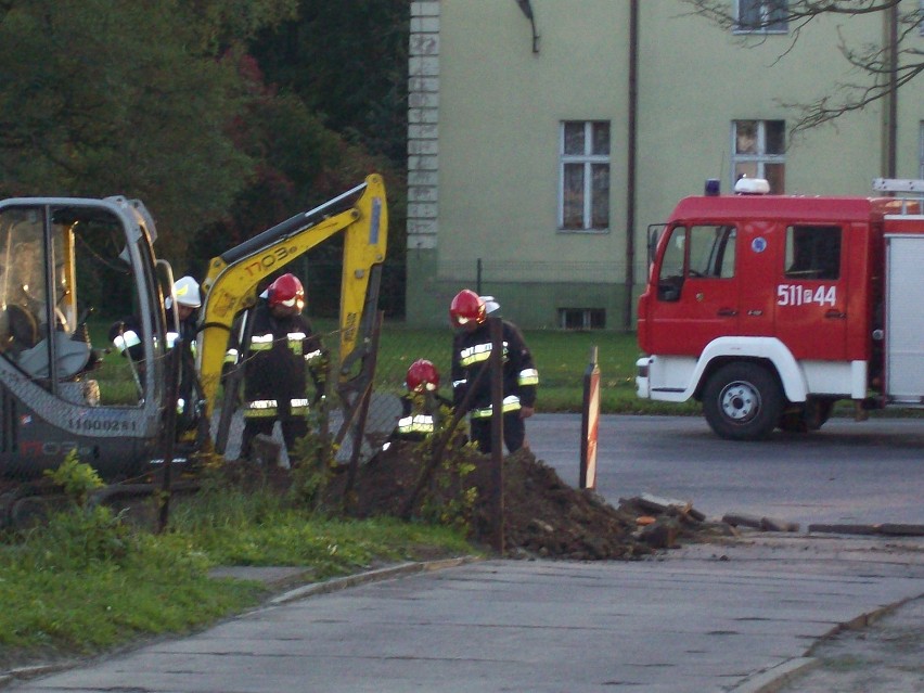 Wyciek gazu spowodowany został przez robotników prowadzących...