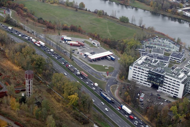 Korki w Katowicach: ulica Murckowska. Jeśli tu jest stłuczka, stoi omal całe miasto