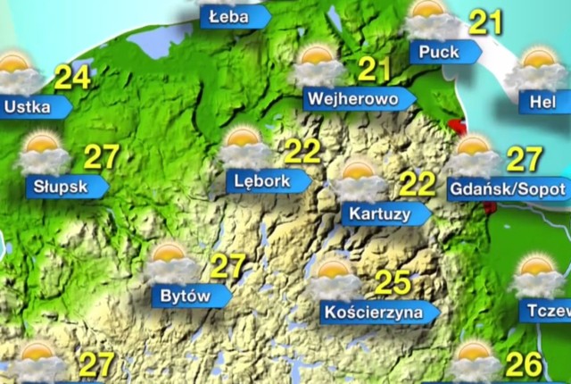 Prognoza pogody dla Pomorza na czwartek, 20 lipca 2017 r.