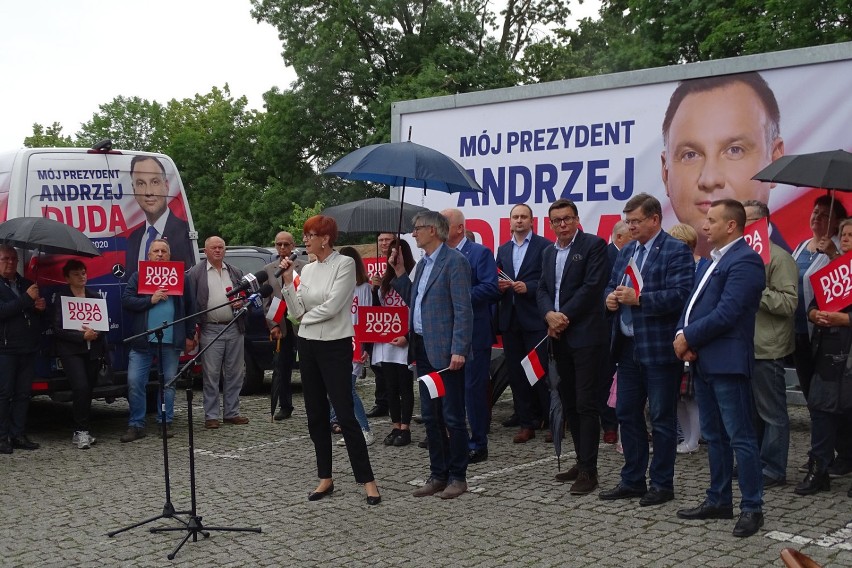 Wiec wyborczy Andrzeja Dudy we Wschowie