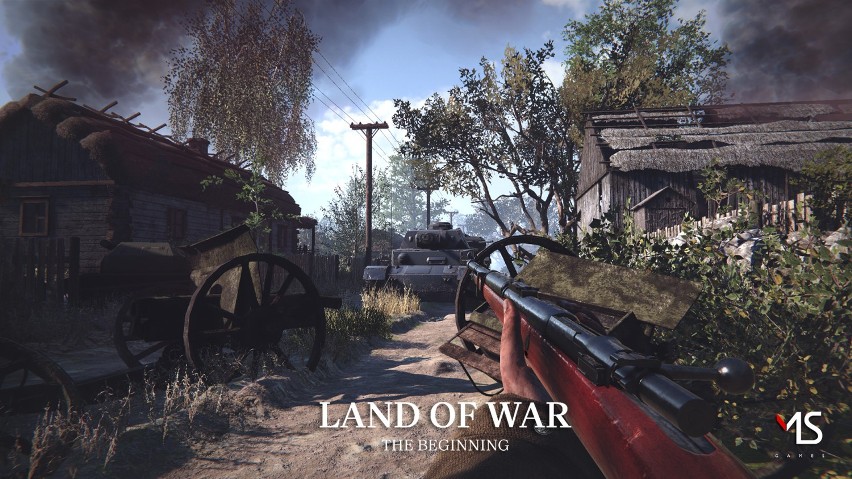 Zbombardowany Wieluń areną gry komputerowej Land of War: The Beginning [FOTO]