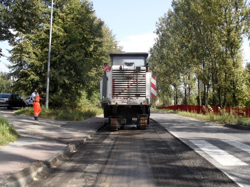 Uwaga kierowcy, trwa remont drogi w Marklowicach