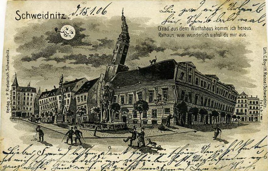 Rynek w Świdnicy na starych zdjęciach