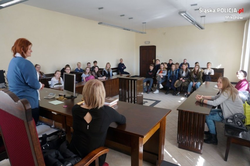 Sąd Rejonowy w Mikołowie: spotkanie z uczniami