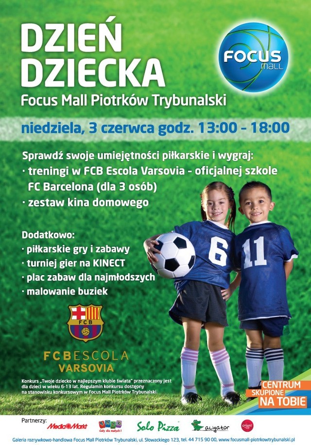 Piłkarski Dzień Dziecka w Focus Mall już 3 czerwca