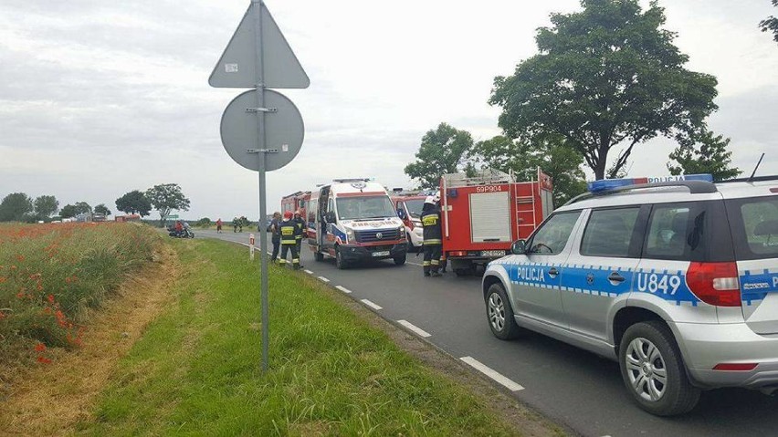 Wypadek na trasie Lipnica - Pólko