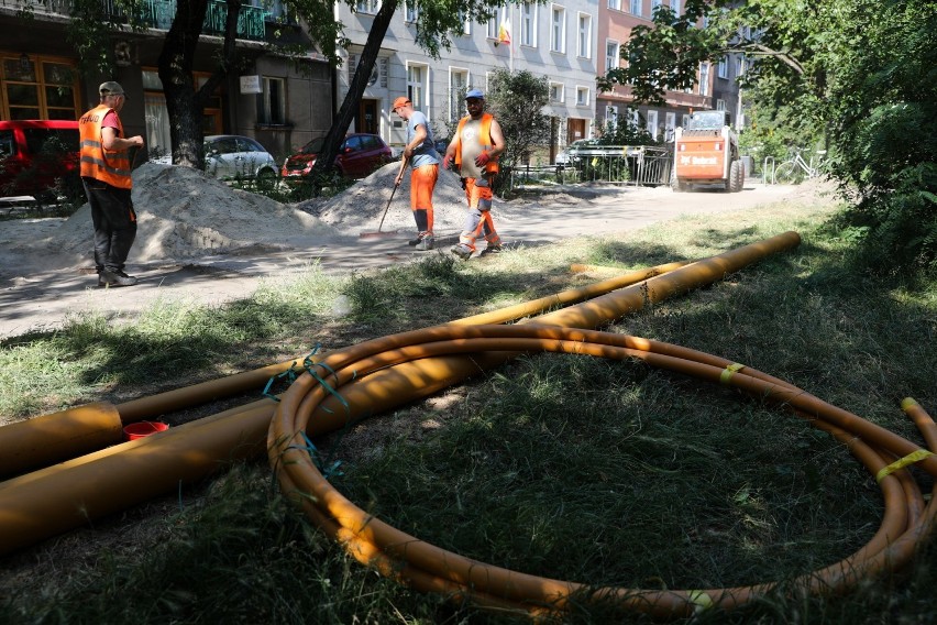 Plac Biskupi i ulice Dietla oraz Krakowska w remoncie