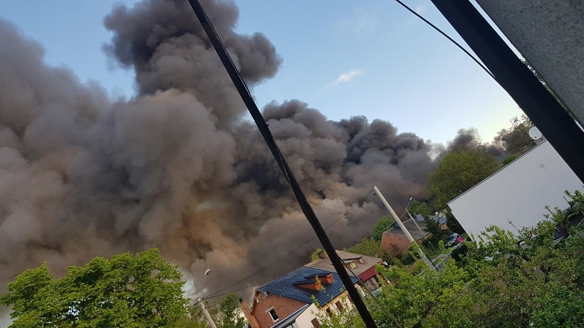 Pożar świniarni w Wychowańcu