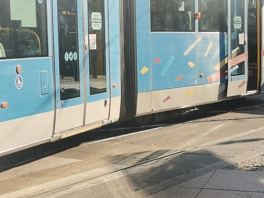 Wykolejenie tramwaju i zderzenie z autobusem MPK we...