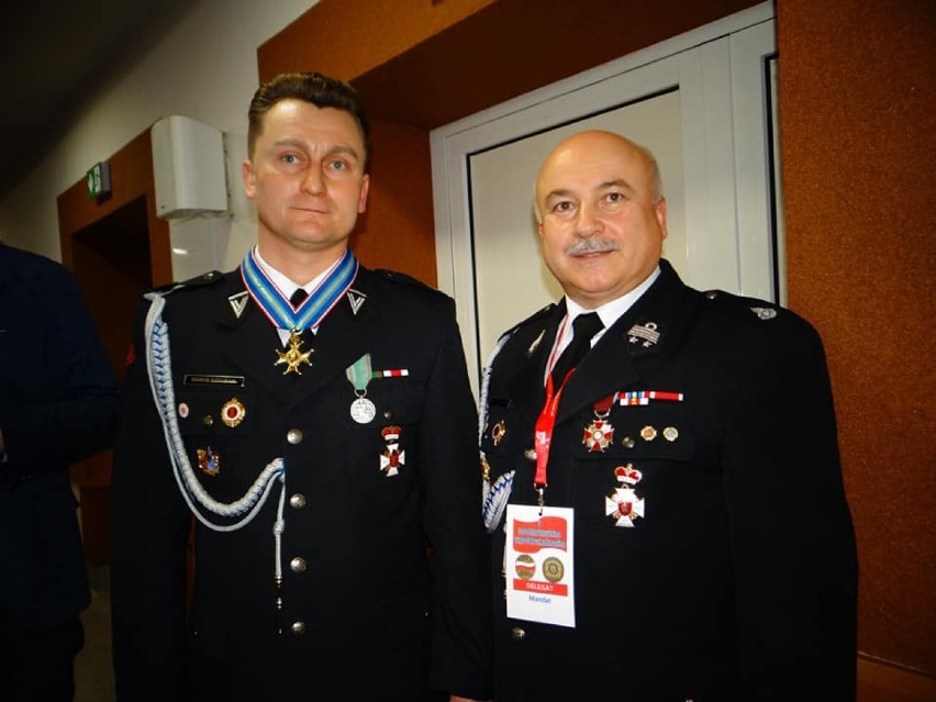 Strażak z Krasiczyna otrzymał najwyższe odznaczenie nadawane strażakom OSP [ZDJĘCIA]