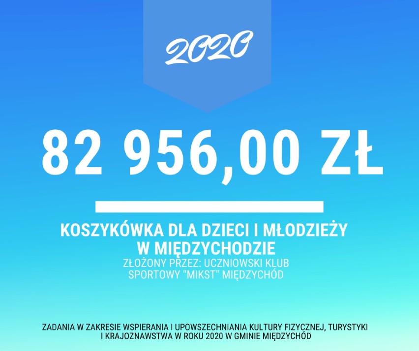 Sportowe zadania Gminy Międzychód 2020